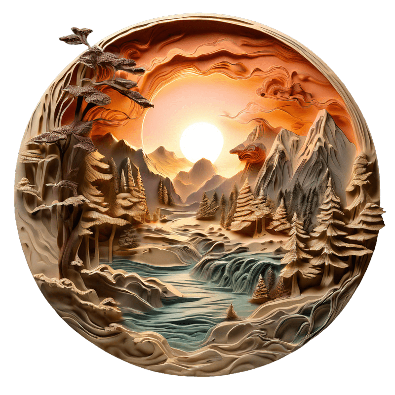 3D vision inside the cave-9 - Wooden Jigsaw Puzzle