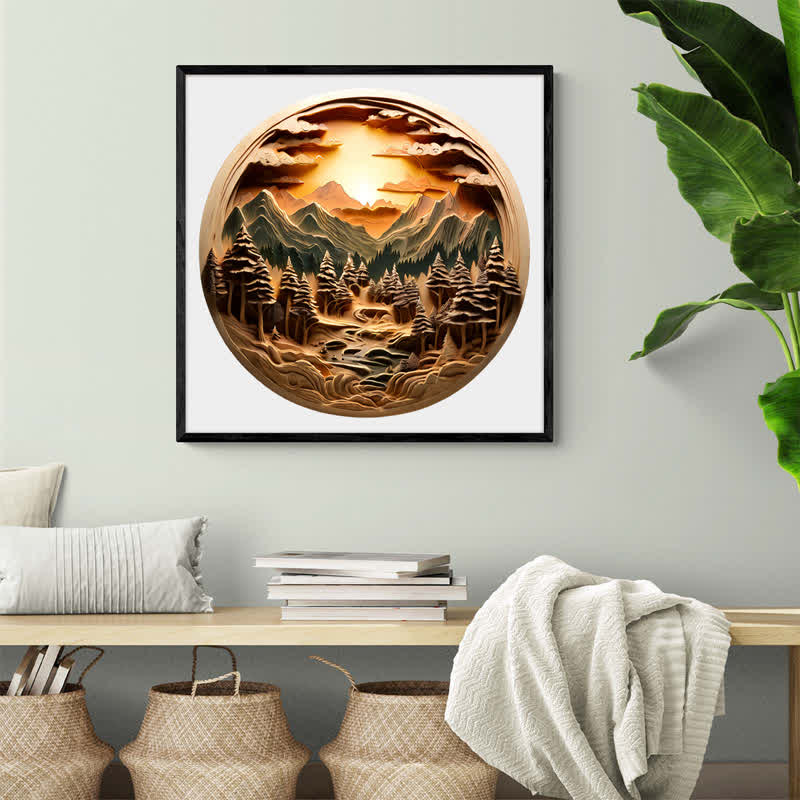 3D vision inside the cave-9 - Wooden Jigsaw Puzzle