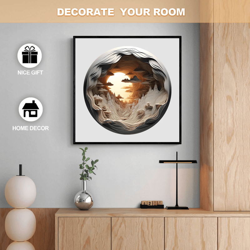 3D vision inside the cave-3 - Wooden Jigsaw Puzzle