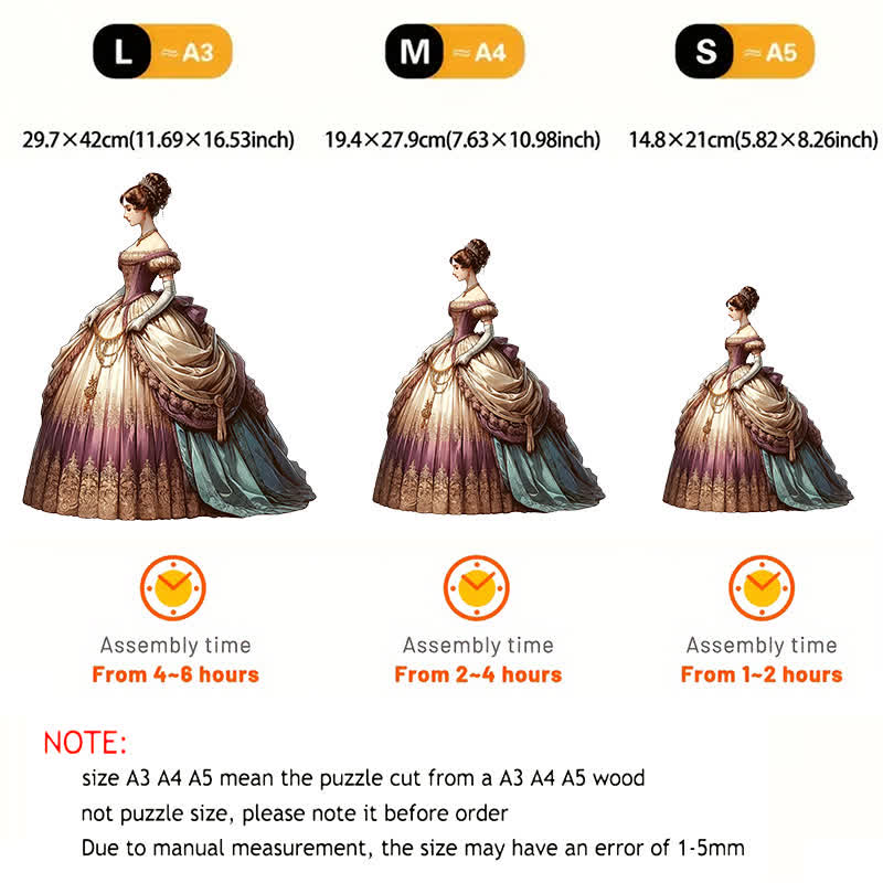 Rubbyoo Victorian Women - Wooden Jigsaw Puzzle