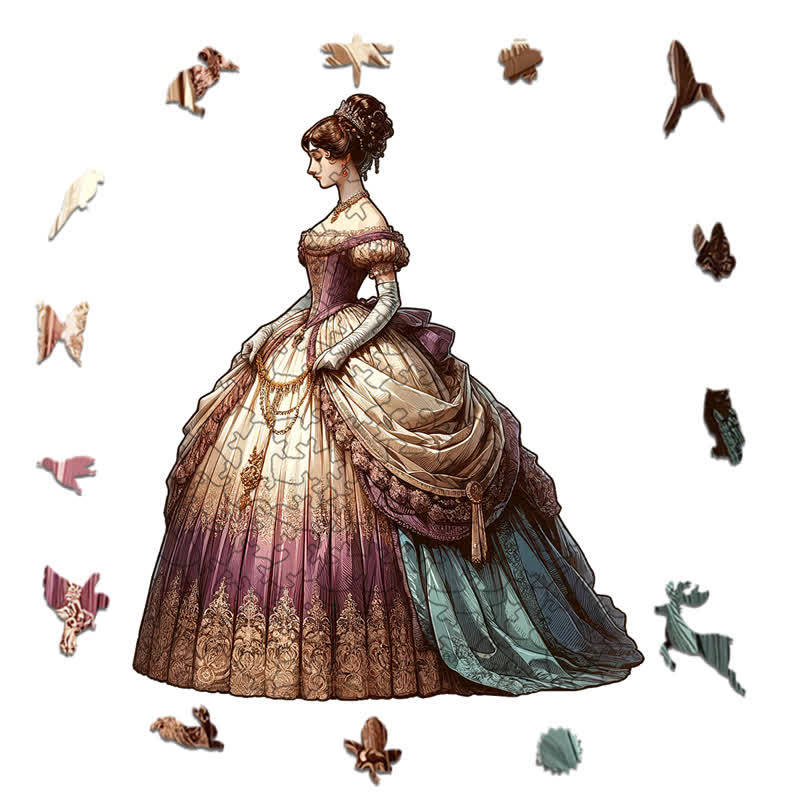 Rubbyoo Victorian Women - Wooden Jigsaw Puzzle