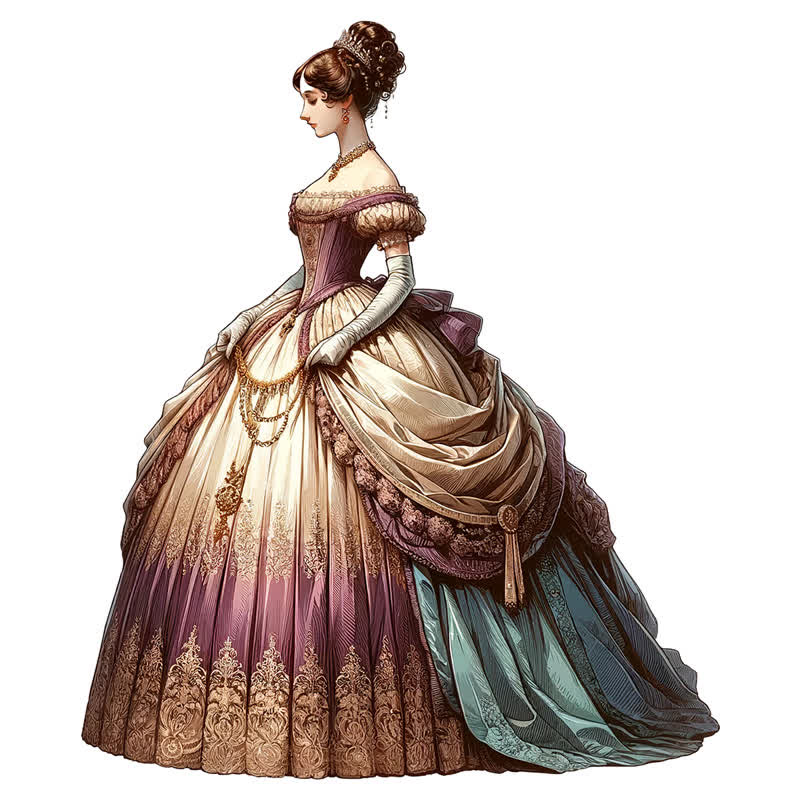 Rubbyoo Victorian Women - Wooden Jigsaw Puzzle