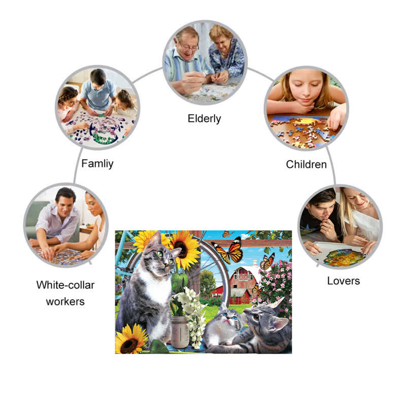 Rubbyoo Out of Reach - Wooden Jigsaw Puzzle