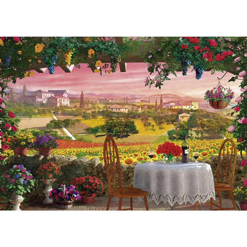 Rubbyoo Tuscany Hills - Wooden Jigsaw Puzzle