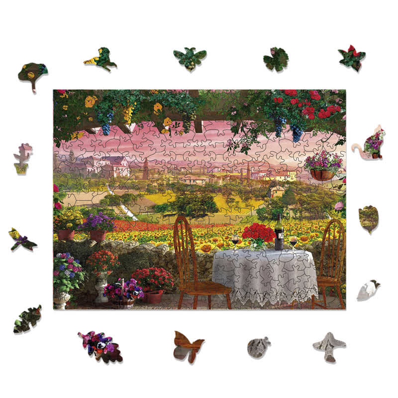Rubbyoo Tuscany Hills - Wooden Jigsaw Puzzle
