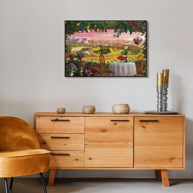 Rubbyoo Tuscany Hills - Wooden Jigsaw Puzzle