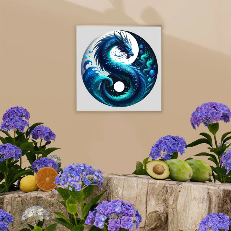 Rubbyoo Ocean Serpent Yin and Yang - Wooden Jigsaw Puzzle