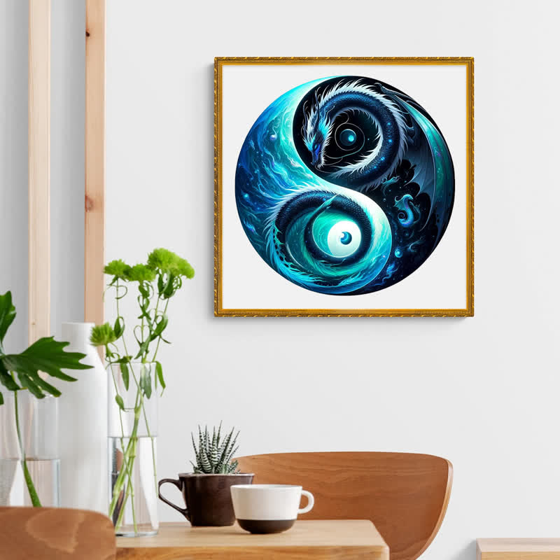 Rubbyoo Ocean Serpent Yin and Yang -2 Wooden Jigsaw Puzzle