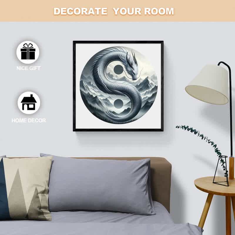 Rubbyoo Wind and Mountain Serpent Yin and Yang -1 Wooden Jigsaw Puzzle