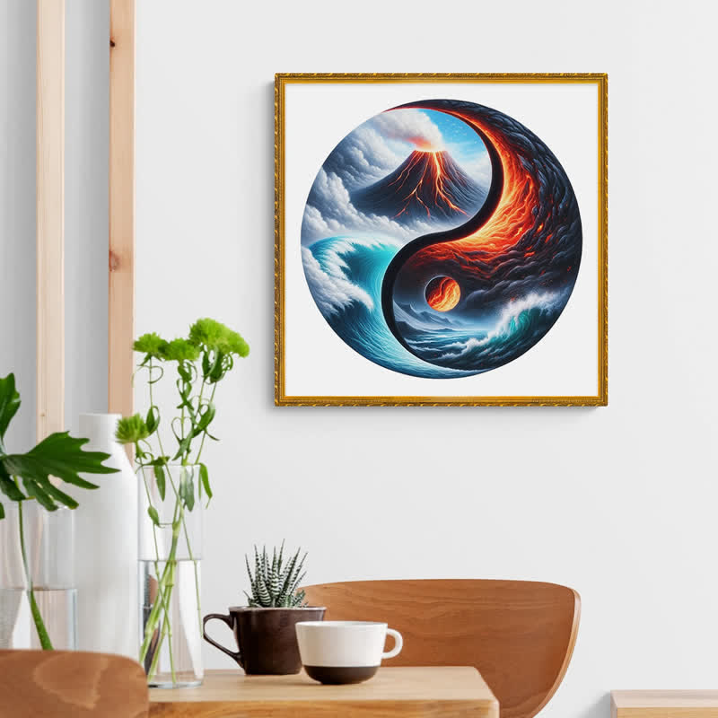 Rubbyoo Nature Yin and Yang -1 Wooden Jigsaw Puzzle