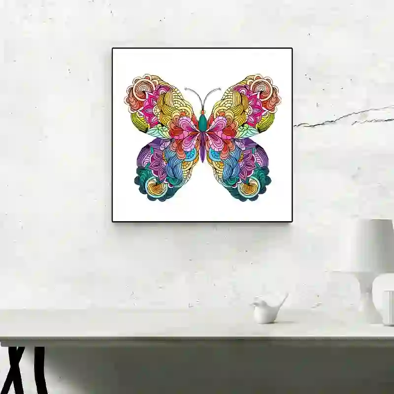 Rubbyoo Butterfly Colorful Edition - Wooden Jigsaw Puzzle