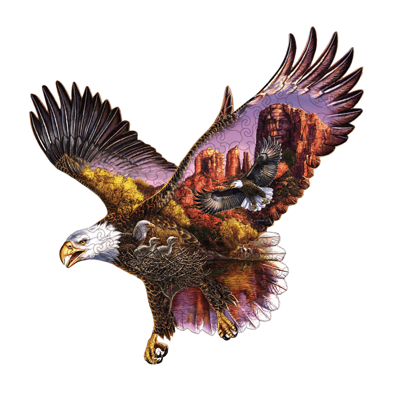 Rubbyoo Ancient Sentinel - Wooden Jigsaw Puzzle