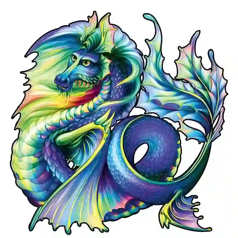 Rubbyoo JiaoLong - Wooden Jigsaw Puzzle