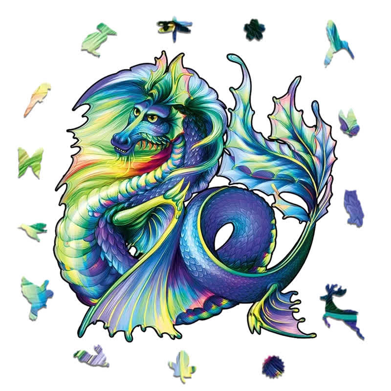 Rubbyoo JiaoLong - Wooden Jigsaw Puzzle