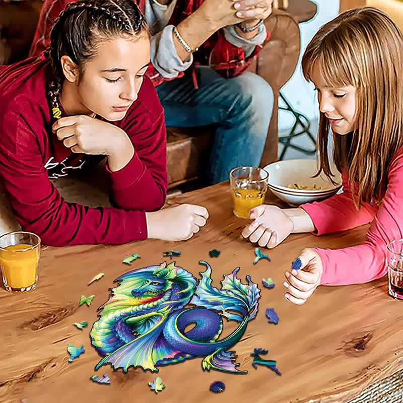 Rubbyoo JiaoLong - Wooden Jigsaw Puzzle