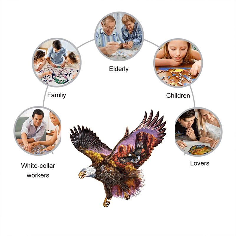 Rubbyoo Ancient Sentinel - Wooden Jigsaw Puzzle