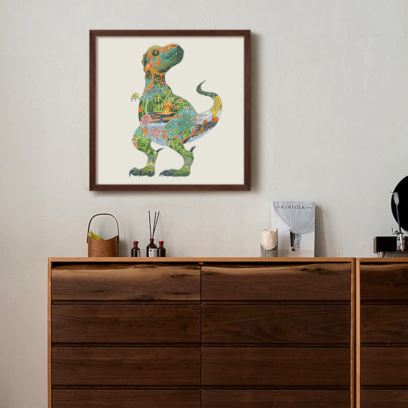 Rubbyoo Daniel Mackie Tyrannosaurus Rex - Wooden Jigsaw Puzzle