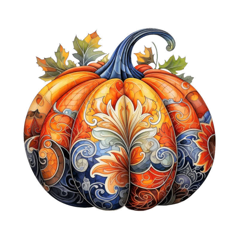 Rubbyoo Pumpkin 3 - Wooden Jigsaw Puzzle