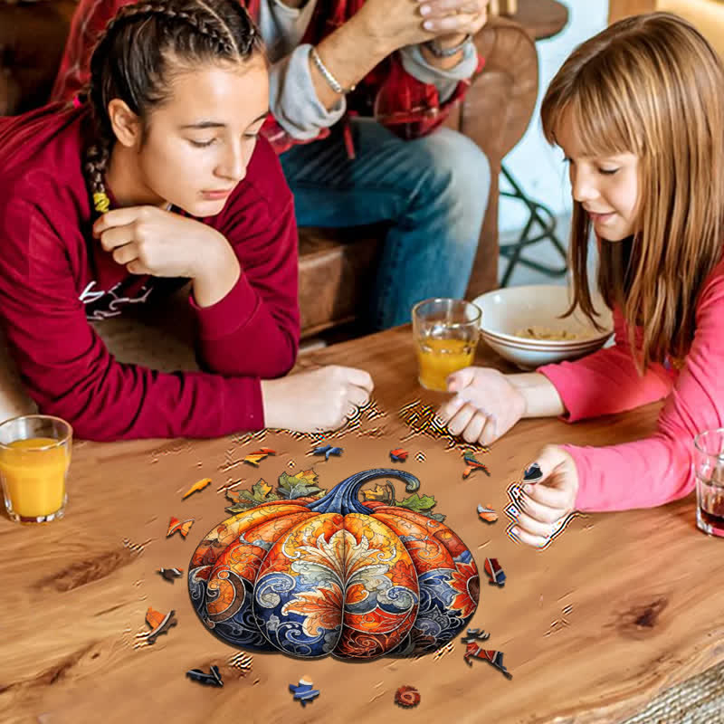 Rubbyoo Pumpkin 3 - Wooden Jigsaw Puzzle