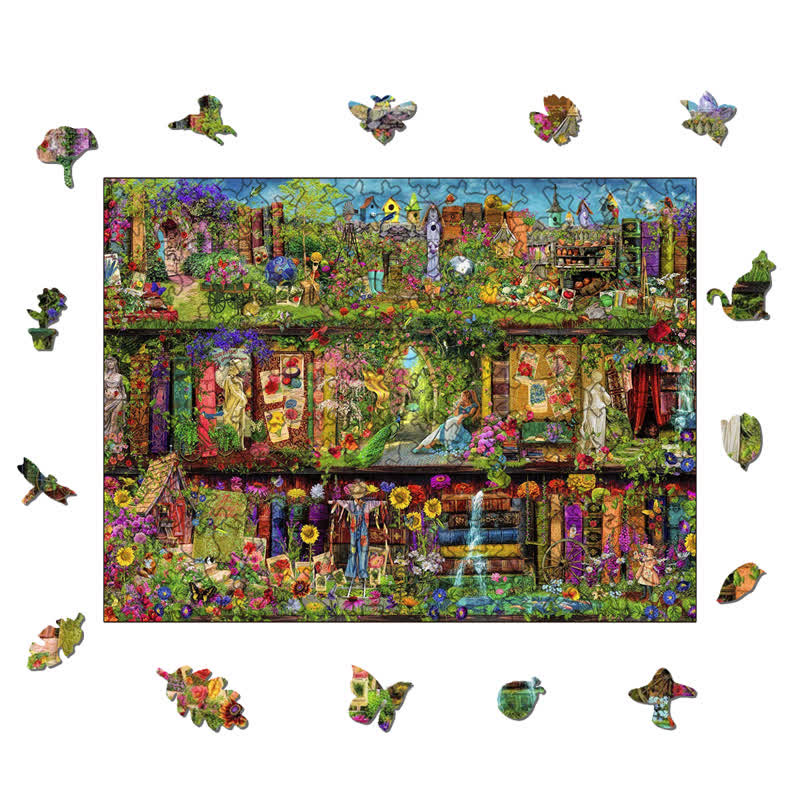 Rubbyoo The Garden Shelf - Wooden Jigsaw Puzzle - image 2