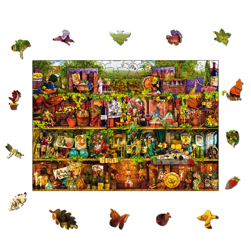 Rubbyoo Wine Shelf - Wooden Jigsaw Puzzle - image 2
