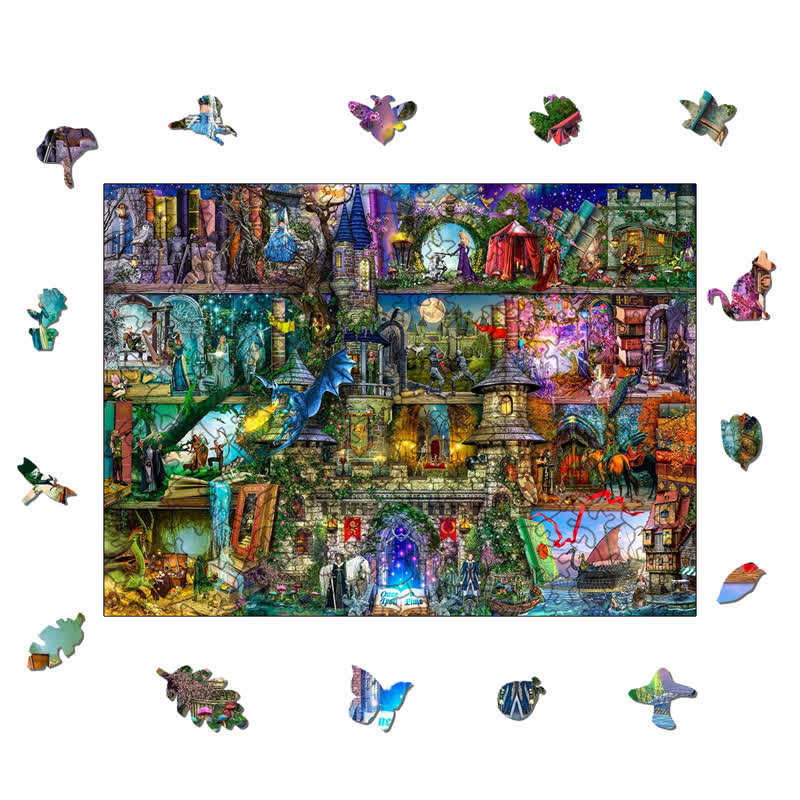 Rubbyoo Once Upon A Fairytale - Wooden Jigsaw Puzzle - image 2