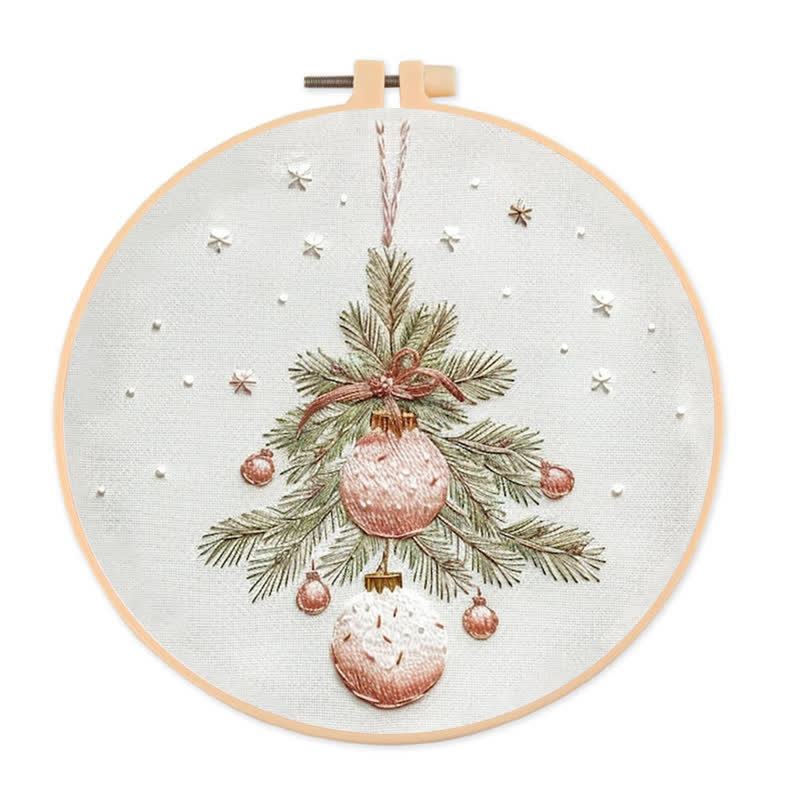 Rubbyoo Embroidery Kit - Christmas DIY Craft Kits Wall Decor - 20*20cm - image 1
