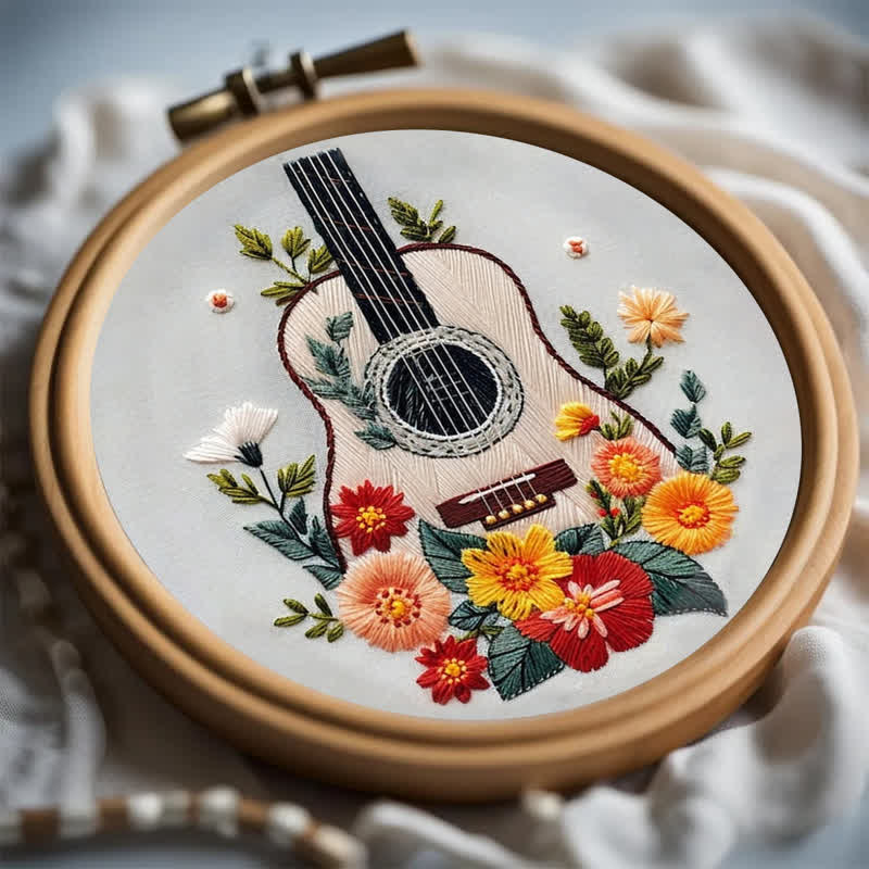 Rubbyoo Embroidery Kit - Guitar - image 3