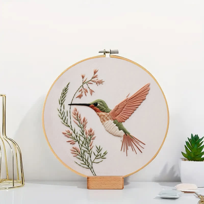 Rubbyoo Embroidery Kit - Hummingbird DIY Kit for Women l Holiday Needlework Gift - image 7
