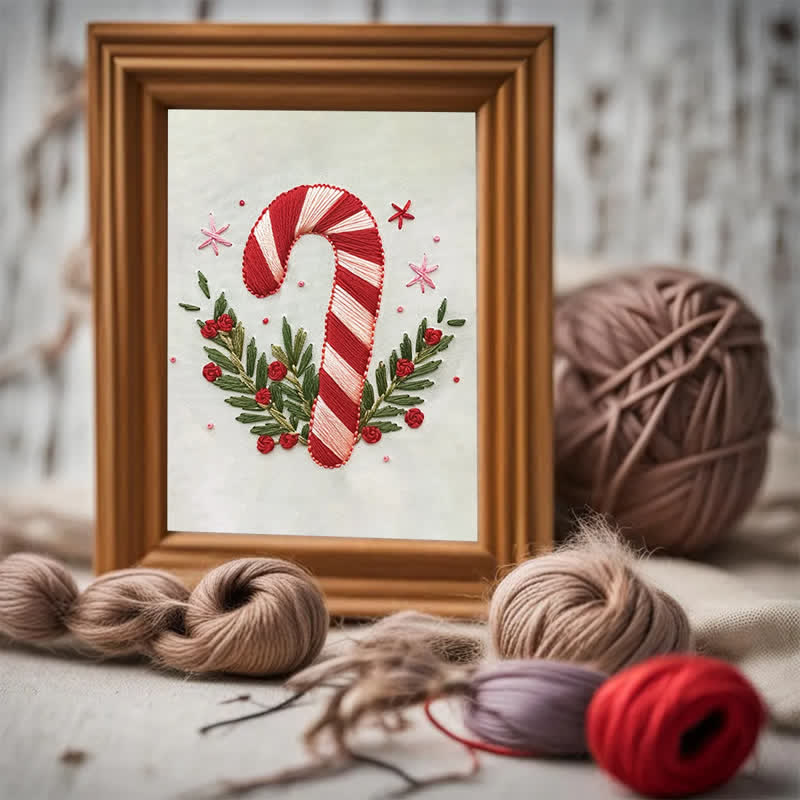 Rubbyoo Embroidery Kit - Candy Cane - image 6