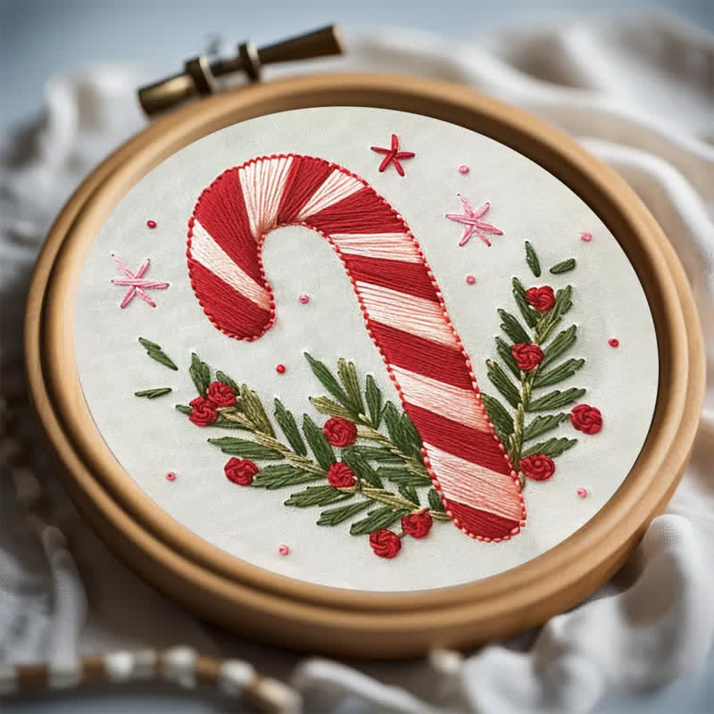 Rubbyoo Embroidery Kit - Candy Cane - image 7
