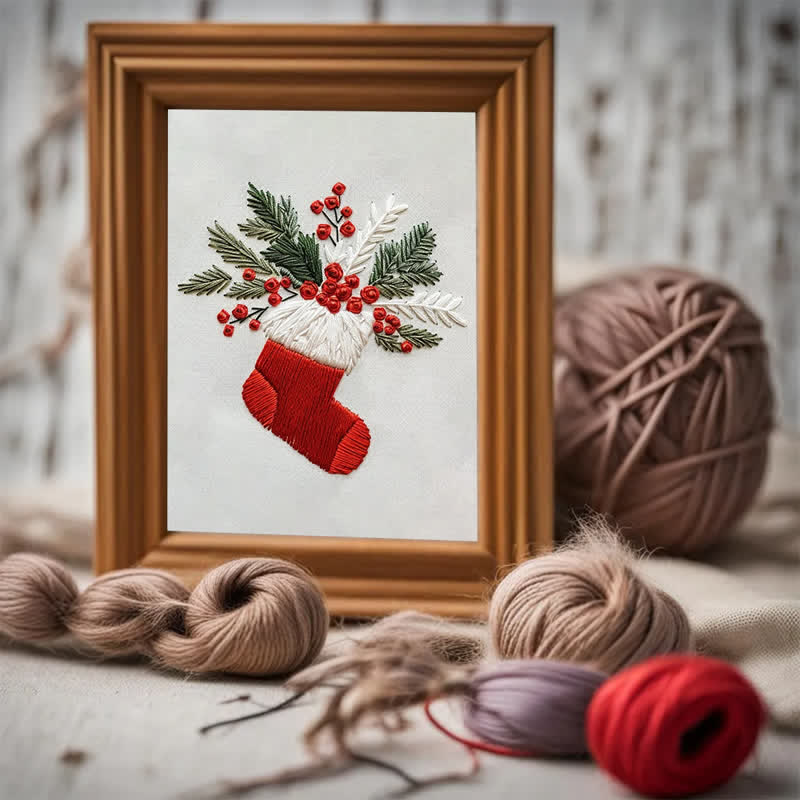 Rubbyoo Embroidery Kit - Christmas Socks - image 7