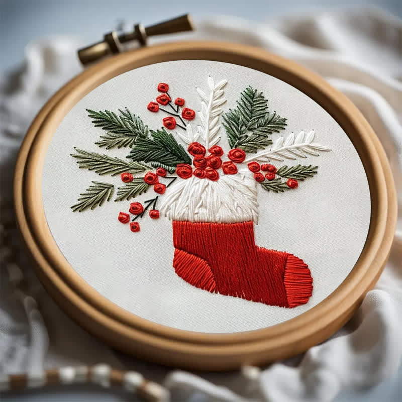 Rubbyoo Embroidery Kit - Christmas Socks - image 2