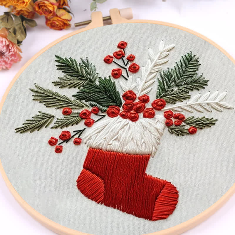 Rubbyoo Embroidery Kit - Christmas Socks - image 8