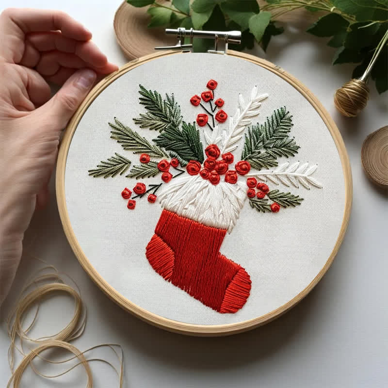 Rubbyoo Embroidery Kit - Christmas Socks - image 3