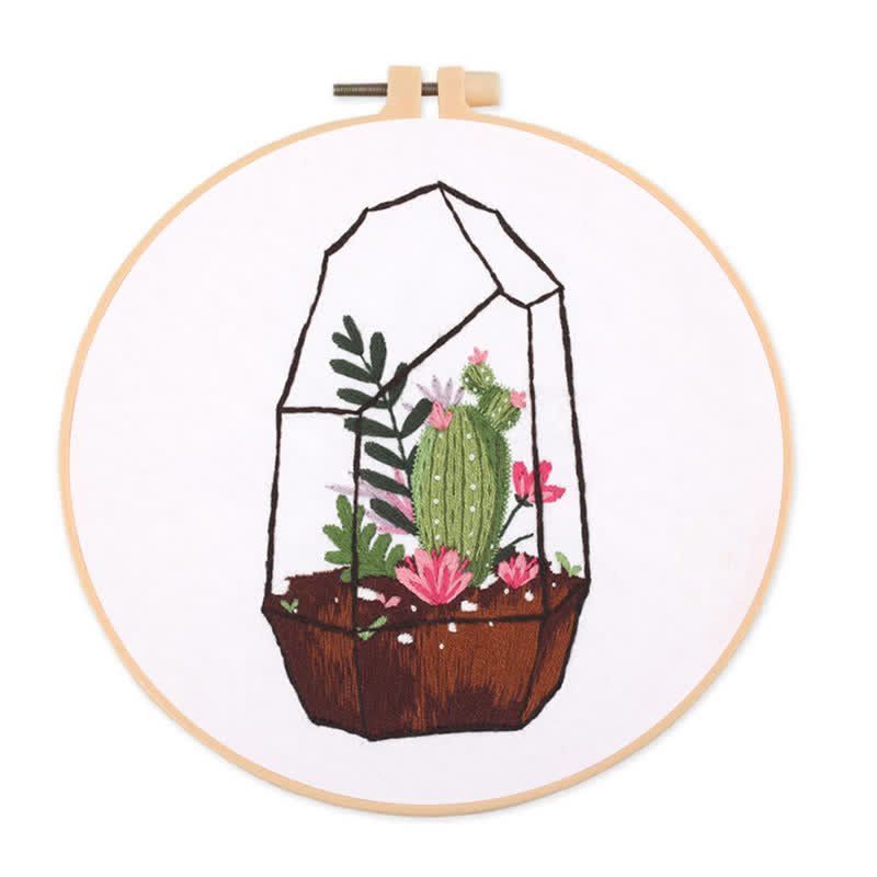 Rubbyoo Embroidery Kit - Succulent Plants - image 1