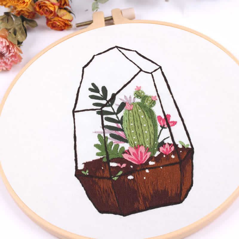 Rubbyoo Embroidery Kit - Succulent Plants - image 5