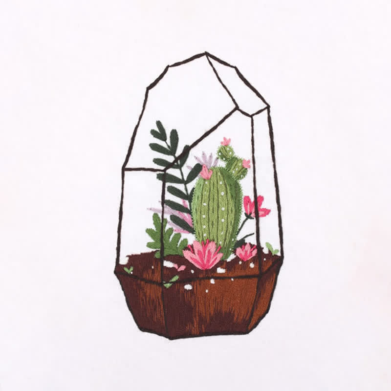 Rubbyoo Embroidery Kit - Succulent Plants - image 10