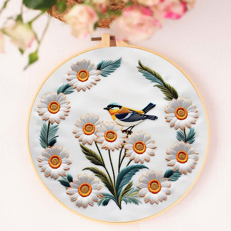 Rubbyoo Embroidery Kit - Garden Bird - image 4
