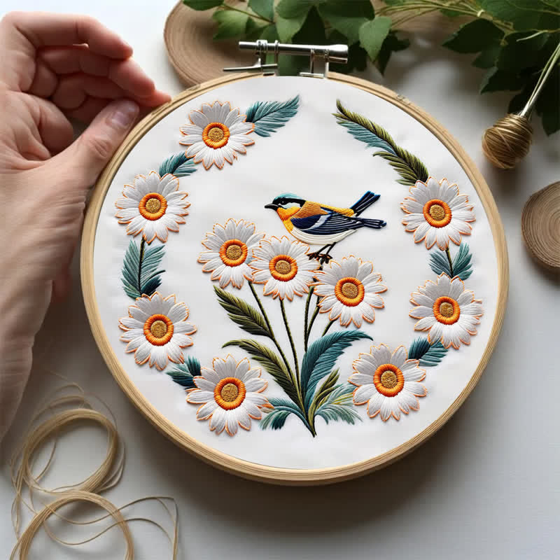 Rubbyoo Embroidery Kit - Garden Bird - image 7