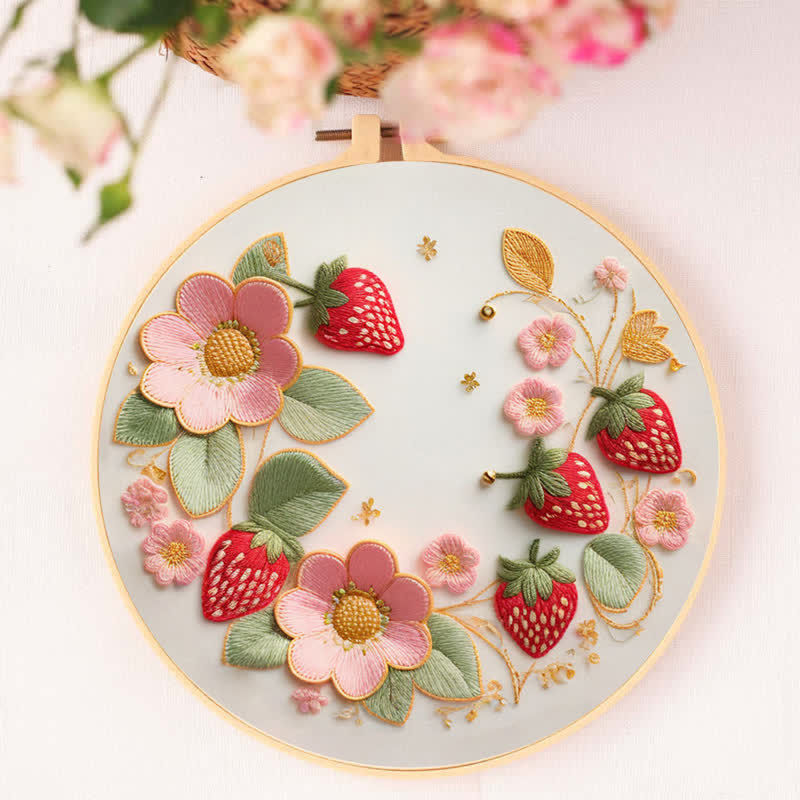 Rubbyoo Embroidery Kit - Strawberries - image 5