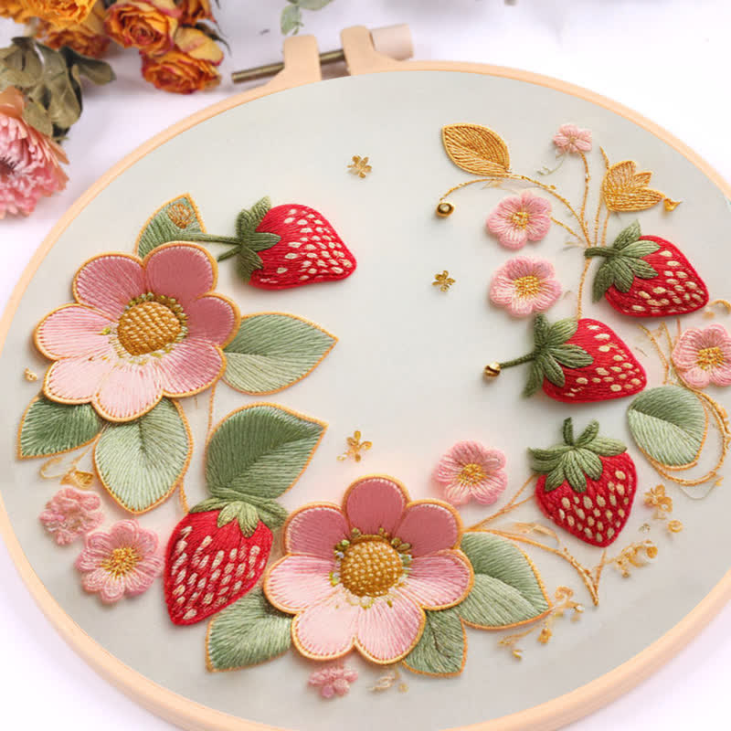 Rubbyoo Embroidery Kit - Strawberries - image 8