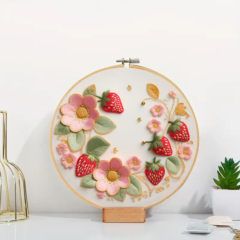 Rubbyoo Embroidery Kit - Strawberries - image 2