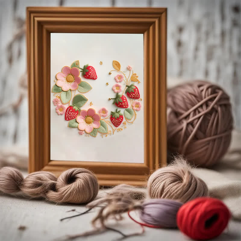 Rubbyoo Embroidery Kit - Strawberries - image 3