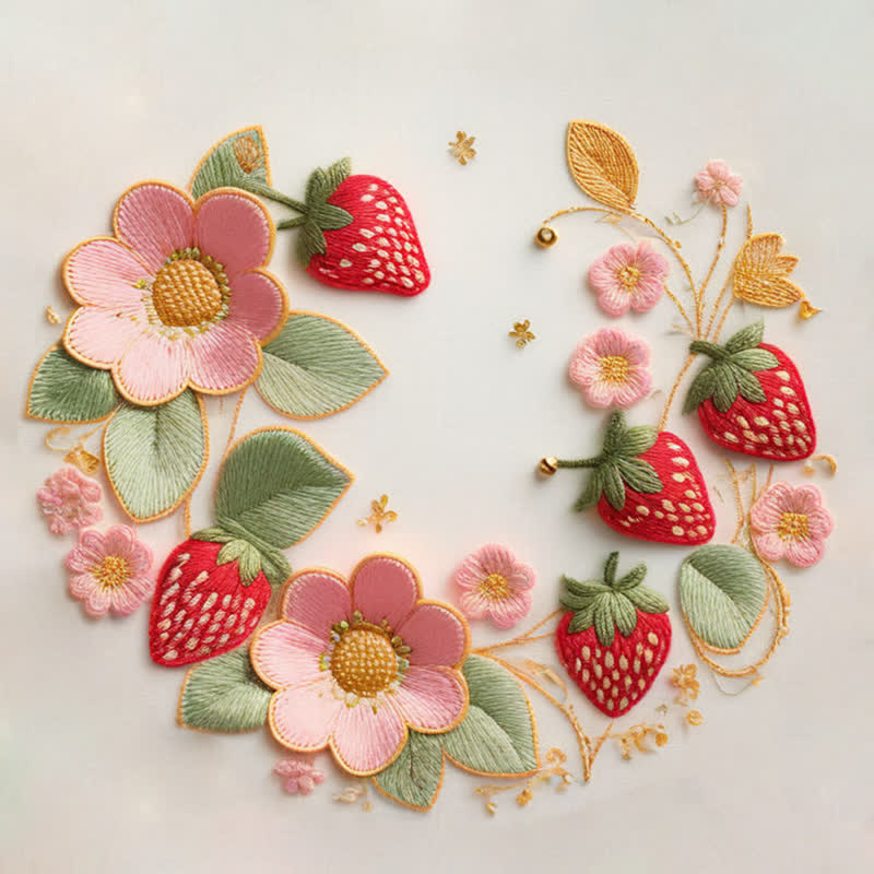 Rubbyoo Embroidery Kit - Strawberries - image 4