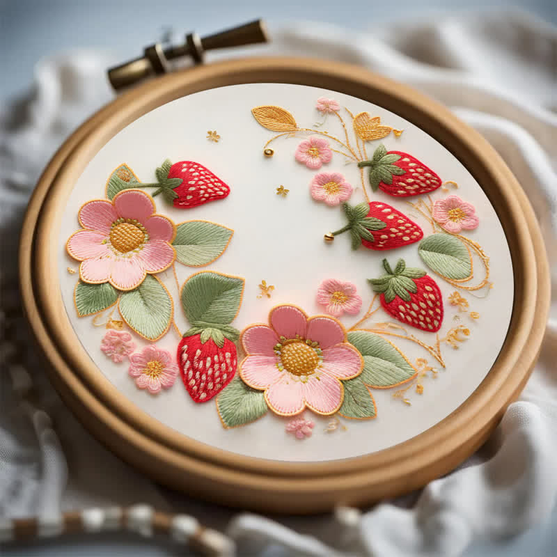 Rubbyoo Embroidery Kit - Strawberries - image 6