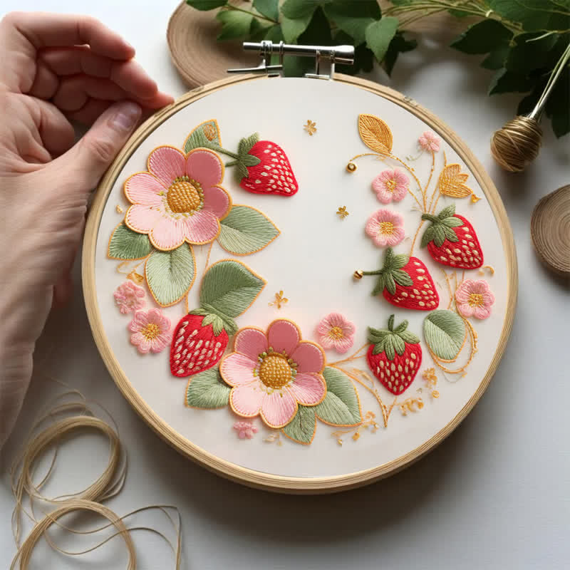 Rubbyoo Embroidery Kit - Strawberries - image 9