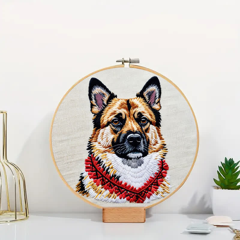 Rubbyoo Embroidery Kit - German Shepherd - image 2