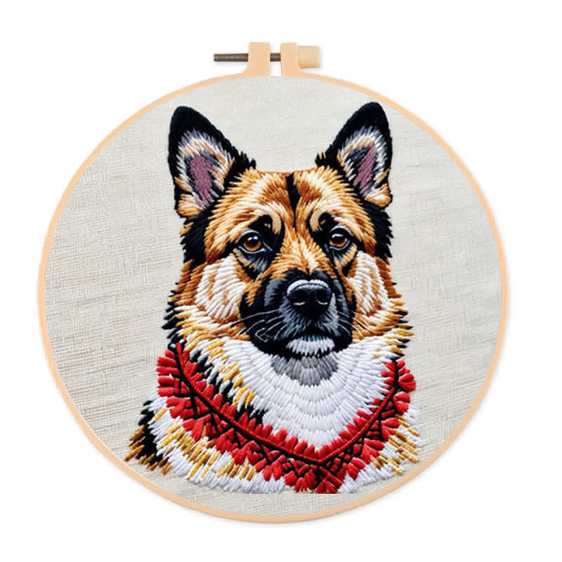 Rubbyoo Embroidery Kit - German Shepherd - image 1