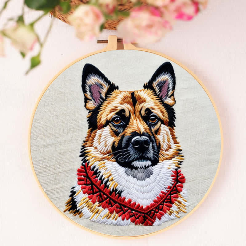 Rubbyoo Embroidery Kit - German Shepherd - image 3